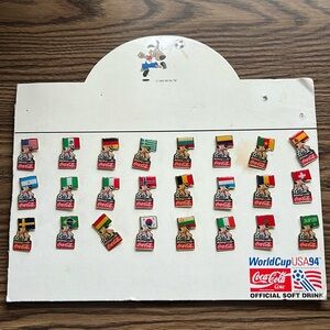 Coca Cola 1994 World Cup pins